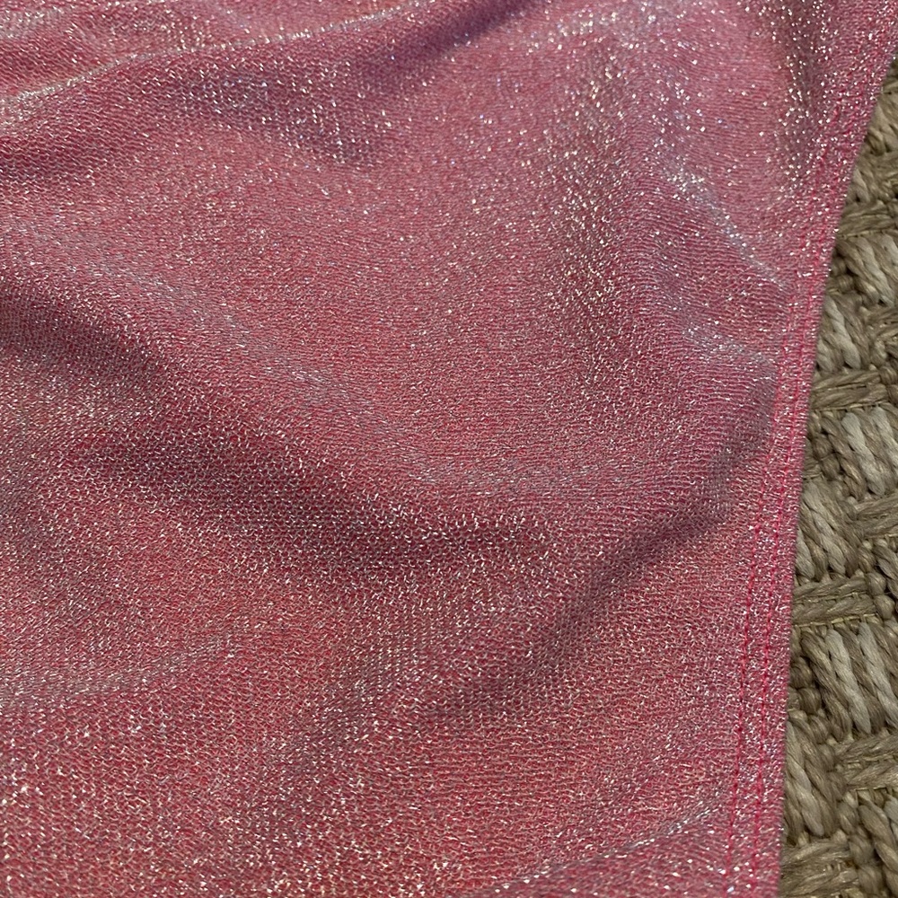 NWT Pink Boutique Sparkly Bikini Large - Picture 5 of 7